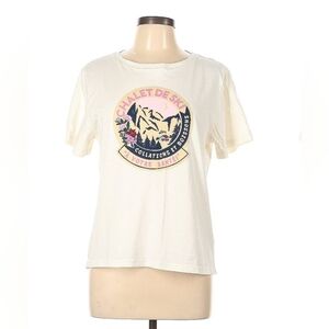 J CREW French Graphic T Shirt